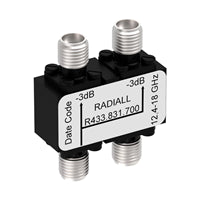 R433831700 by Radiall USA, Inc. - COUPLER: SMA 12.4-18GHZ 3DB (THI