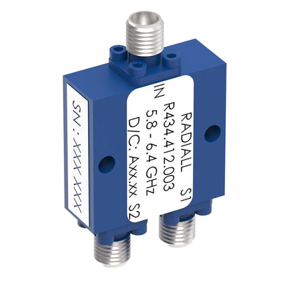 R434412003 by Radiall USA, Inc. - POWER DIVIDER 2W SMA 5.8-6.4GHZ