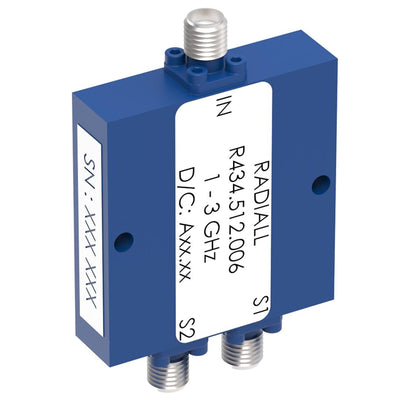 R595437220 by Radiall USA, Inc. - SPDT TERMINATED PLATINUM SMA 20G