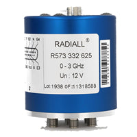 R573E33635 by Radiall USA, Inc. - SP6T RAMSES QMA 6GHZ LATCHING IN