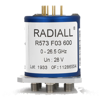 R573F13600 by Radiall USA, Inc. - SP6T RAMSES SMA 26.5GHZ NORMALLY