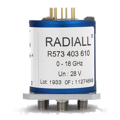 R573J03610 by Radiall USA, Inc. - SP6T RAMSES 2.4MM 50GHZ NORMALLY