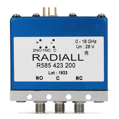 R585413300 by Radiall USA, Inc. - SPDT TERMINATED RAMSES SMA 18GHZ