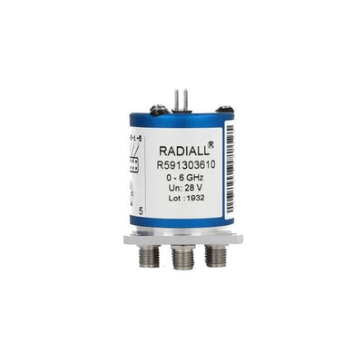 R591322400 by Radiall USA, Inc. - SP4T SUBMINIATURE SMA 6GHZ LATCH
