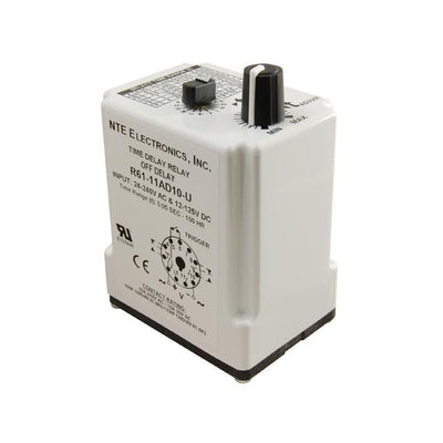 R61-11AD10-U by NTE Electronics, Inc - RELAY TIME DELAY