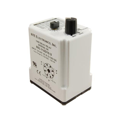 R63-11AD10-U by NTE Electronics, Inc - RELAY TIME DELAY