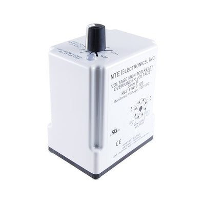 R67-11A10-120 by NTE Electronics, Inc - RELAY-VLTG MONITOR 120VAC