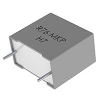 R76QF110050H0J by KEMET - FILM CAPAC 1000PF 5% 1KVDC RAD