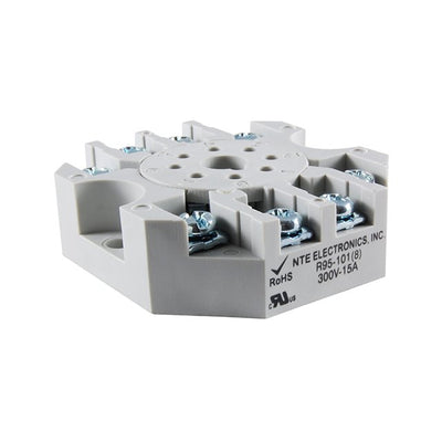 R95-101 by NTE Electronics, Inc - RELAY-8 PIN OCTAL SOCKET