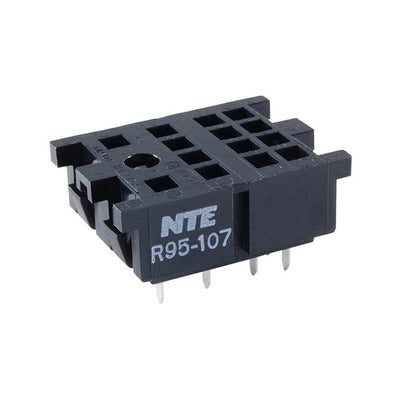 R95-107 by NTE Electronics, Inc - RELAY-14 PIN MINI SOCKET