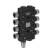 R95-8M125-M125Q-P by Banner Engineering Corporation - 8 PORT PARALLEL M12 JUNCTION BOX