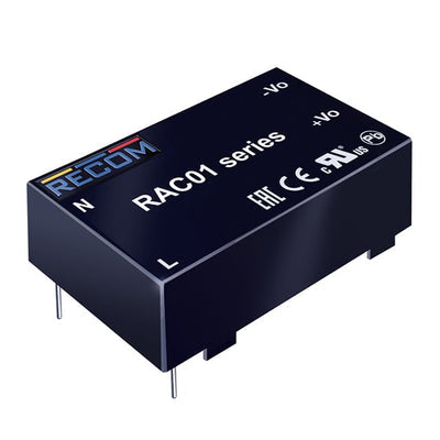 RAC01-05SC by Recom Power - AC/DC CONVERTER 5V 1W