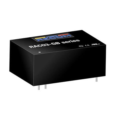 RAC03-05SGB by Recom Power - AC/DC CONVERTER 5V 3W