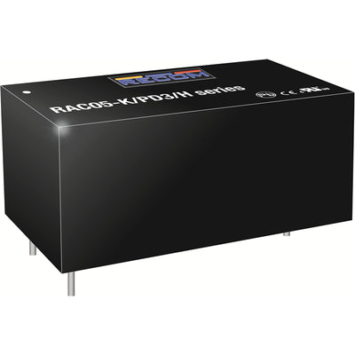 RAC05-12SK/PD3/H by Recom Power - AC/DC CONVERTER 12V 5W