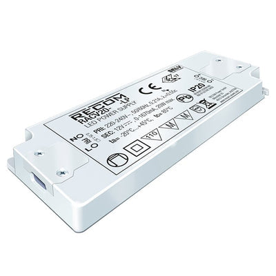 RACV20-12-LP by Recom Power - LED DRIVER CV AC/DC 12V 1.67A
