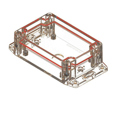 RBF53P06C10C by Serpac - CLEAR/CLEAR FLANGED BASE POLYCAR
