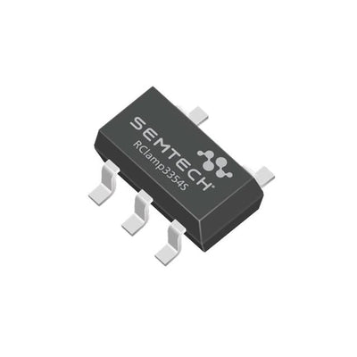 RCLAMP3354S.TCT by Semtech Corporation - TVS DIODE 3.3VWM 16VC SOT23-5