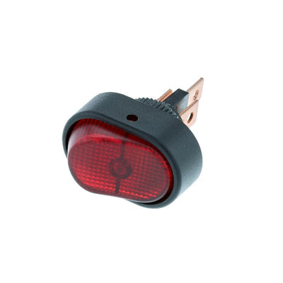 RD1-1A-DC-1-RL by Switch Components - OVAL-SHAPED SPST OFF-ON BULB