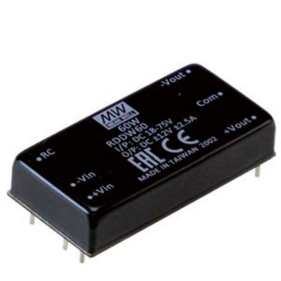 RDDW60G-15 by MEAN WELL USA Inc. - DC DC CONVERTER +/-15V 60W