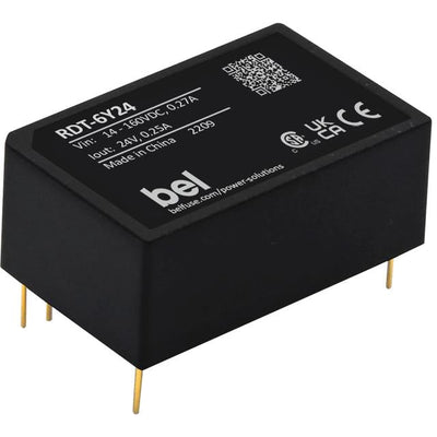 RDT-6Y24 by Bel Power Solutions - DC-DC,14-160V INPUT, 24V/0.25A O