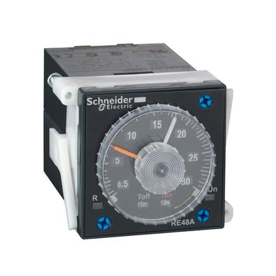RE48ACV12MW by Schneider Electric - HARMONY, MODULAR TIMING RELAY, 5
