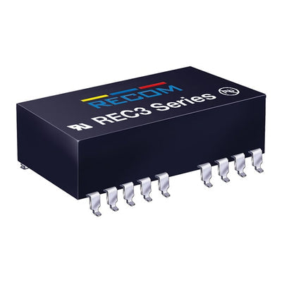REC3-4805DRWZ/H4/A/SMD-R by Recom Power - DC DC CONVERTER +/-5V 3W