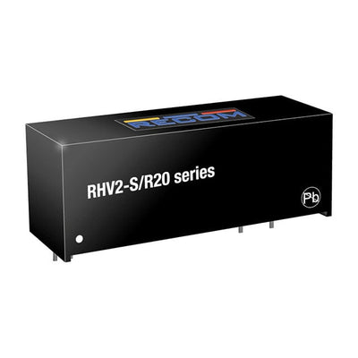 RHV2-0524S/R20 by Recom Power - DC DC CONVERTER 24V 2W