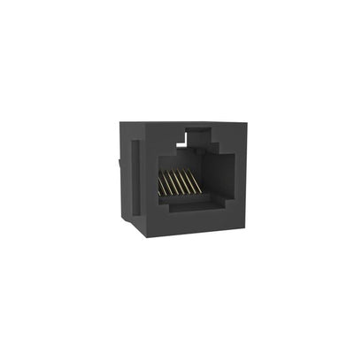 RJE08188001F by Amphenol ICC (Commercial Products) - SINGLE PORT, 8P8C, VERTICAL, UNS