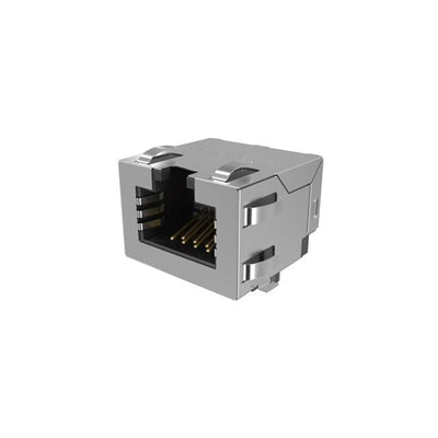 RJE3B1881402 by Amphenol ICC (Commercial Products) - 8P8C, RA, CAT6, SMT, SHIELD WITH