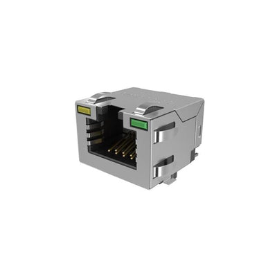 RJE3B1881412 by Amphenol ICC (Commercial Products) - 8P8C, RA, CAT6, SMT, SHIELD WITH