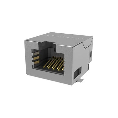 RJE3B1886401 by Amphenol ICC (Commercial Products) - 8P8C, RA, CAT6, SMT, SHIELD WITH