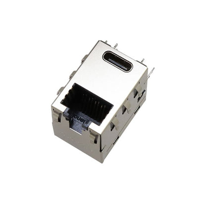 RJE4E1881441 by Amphenol ICC (Commercial Products) - CAT5E, 8P8C OVER USB TYPE C, WIT