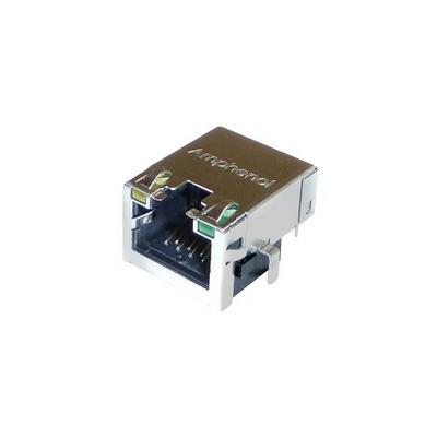 RJE7218864A1 by Amphenol ICC (Commercial Products) - 8P8C, RA, CAT5E, SHIELD WITH NO