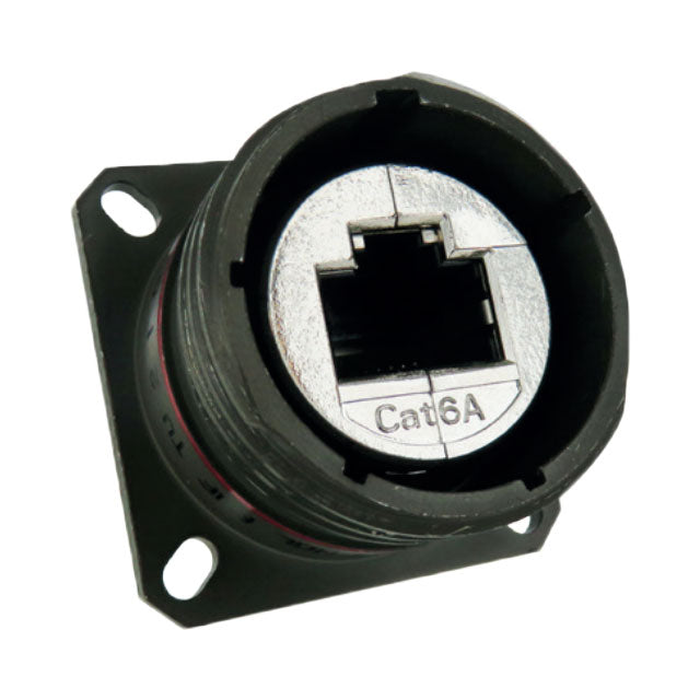 RJFTV6A2A1RAG by Amphenol Socapex - RJ FIELD TV CAT6A SQUARE FLANGE