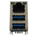 RJMG231022830ER by Amphenol ICC (Commercial Products) - CONNECTOR JACK 1PORT 1000 BASE-T PCB
