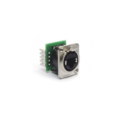 RJX8FD5I by Amphenol Audio - CONNECTOR JACK 1PORT 1000 BASE-T PNL
