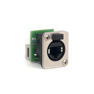 RJXS8FD5T by Amphenol Sine Systems Corp - XLRNET D TYPE FEEDTHROUGH CAT5E