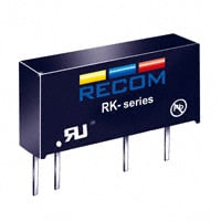 RK-1512S by Recom Power - DC DC CONVERTER 12V 1W