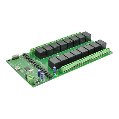 RL160001-24 by Numato Lab - 16 Ch USB Relay Module- 24V