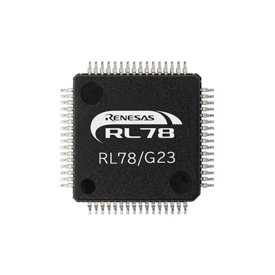 R7F100GLG2DFB#AA0 by Renesas Electronics America Inc - IC MCU 8/16BT 128KB FLSH 64LFQFP