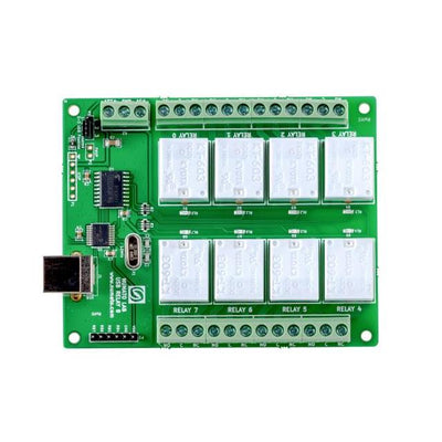 RL80001-24 by Numato Lab - 8 Ch USB Relay Module-24V