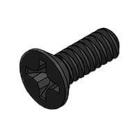 RM632SC100BK by Hammond Manufacturing - SCREW SELF TAP 6-32X3/8"" 100/PK