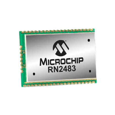 RN2483A-I/RM105 by Microchip Technology - RF TXRX MOD ISM < 1GHZ CAST SMD