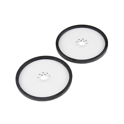 ROB-12204 by SparkFun Electronics - DISC WHEEL 4"" CLR 2PK