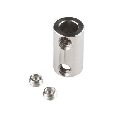 ROB-12325 by SparkFun Electronics - SHAFT COUPLER 1/4"" TO 5MM