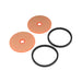 ROB-12539 by SparkFun Electronics - DISC WHEEL 4"" CLR PINK 2PK