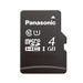 RP-SMPT04DA1 by Panasonic Electronic Components - MEM CARD MICROSDHC 4GB UHS PSLC