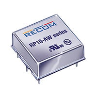 RP10-2412DAW/P by Recom Power - DC DC CONVERTER +/-12V 10W