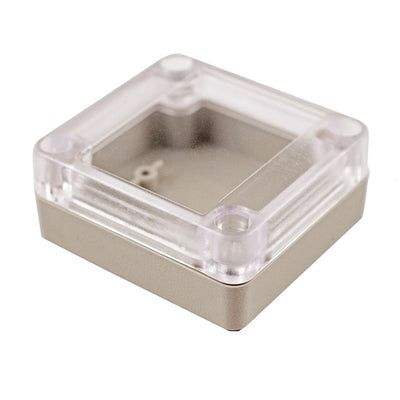 RP1015C by Hammond Manufacturing - BOX ABS GRY/CL 2.580""L X 2.380""W
