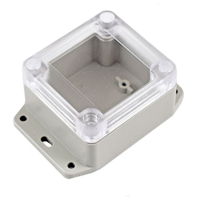 RP1025BFC by Hammond Manufacturing - BOX ABS GRY/CL 3.540""L X 2.440""W